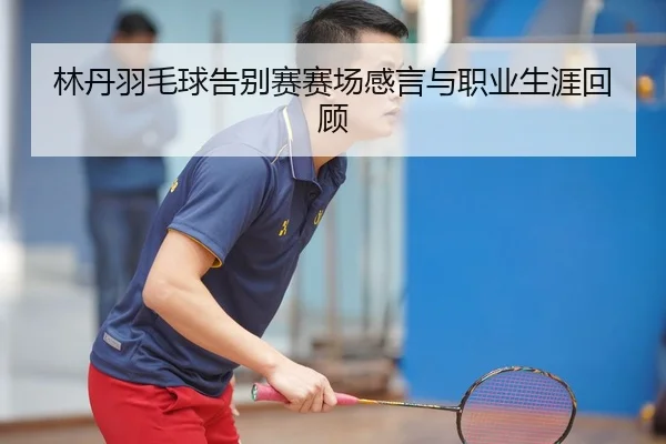 林丹羽毛球告别赛赛场感言与职业生涯回顾